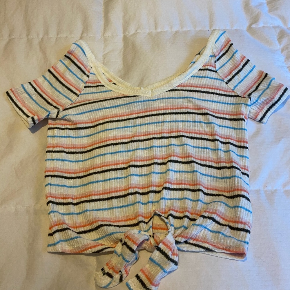 Abercrombie and Fitch tie crop top.